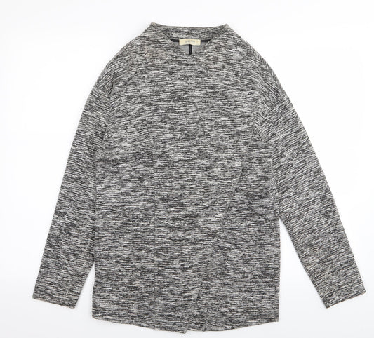 Papaya Womens Grey   Wrap Jumper Size S