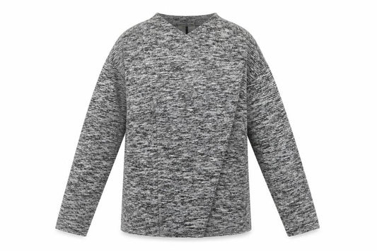 Papaya Womens Grey   Wrap Jumper Size S