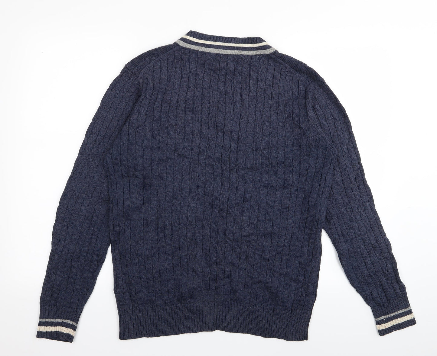 M&S Mens Blue   Pullover Jumper Size M