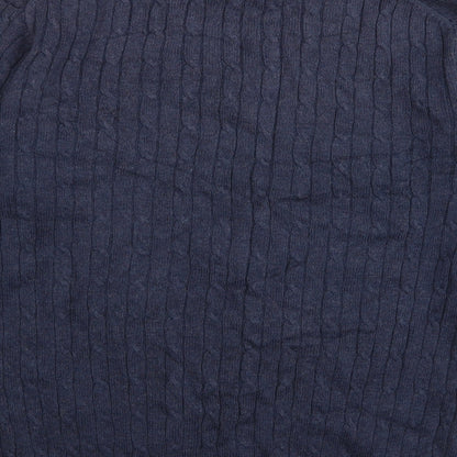 M&S Mens Blue   Pullover Jumper Size M