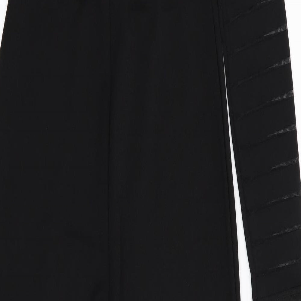 PLT Womens Black Striped  Jumpsuit One-Piece Size 10