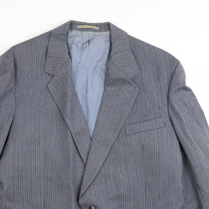 Dunn & Co Mens Blue Striped  Jacket Blazer Size 40