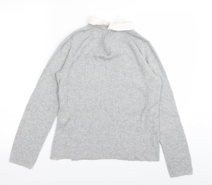 Topshop Womens Grey   Pullover Jumper Size 8