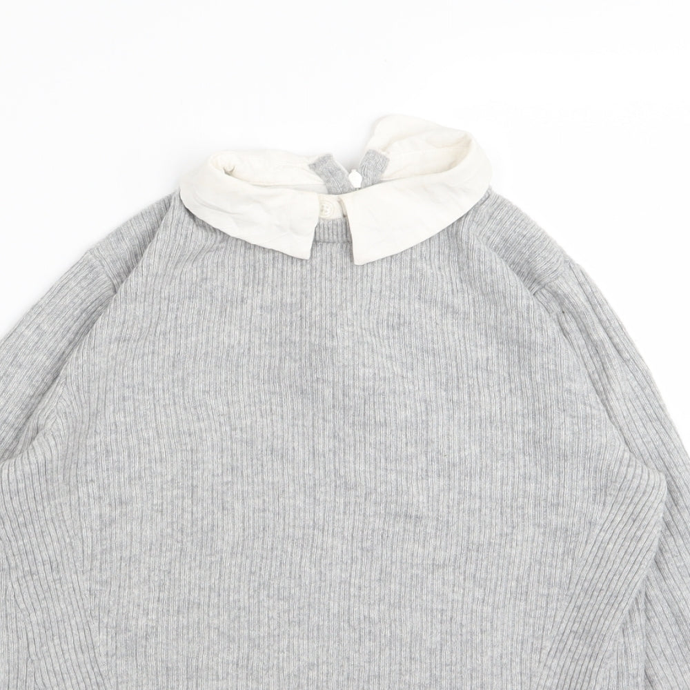 Topshop Womens Grey   Pullover Jumper Size 8