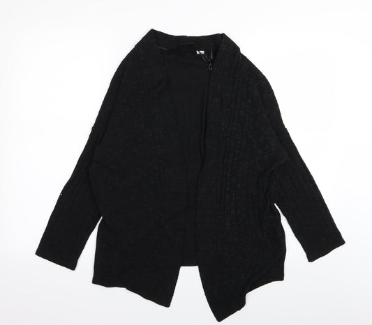 Additional front view of BDG women’s black cardigan jumper, size XS