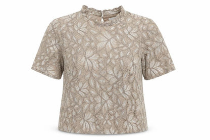 Womens UK Size 4 H&M Brown Basic Blouse