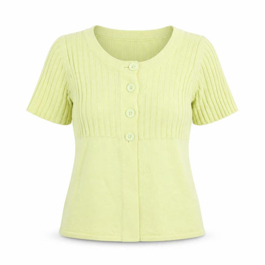 Signature Womens Yellow   Cardigan Jumper Size S