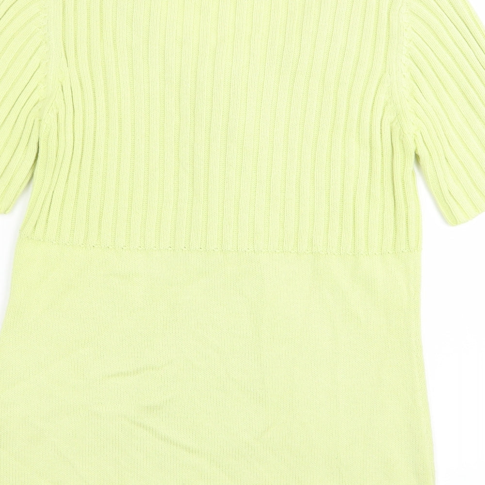 Signature Womens Yellow   Cardigan Jumper Size S