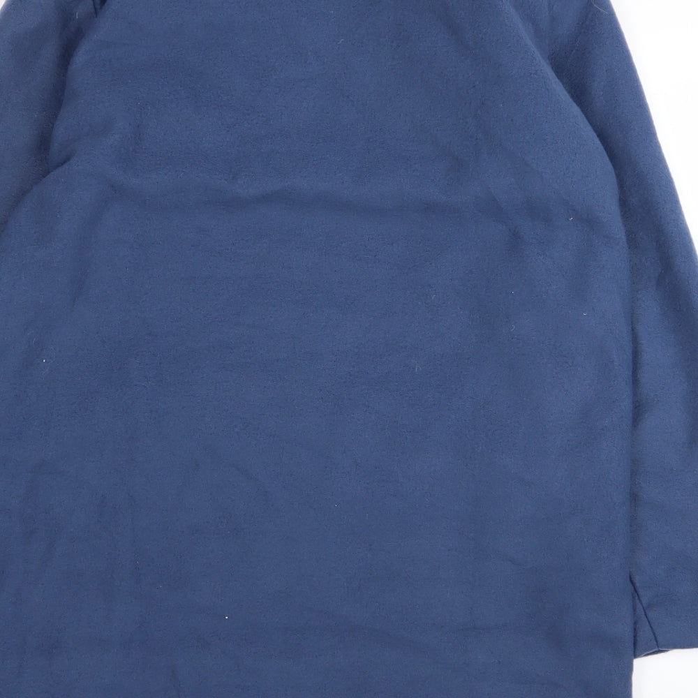 Womens UK Size 10 Gabrielle Vicenza Blue Overcoat