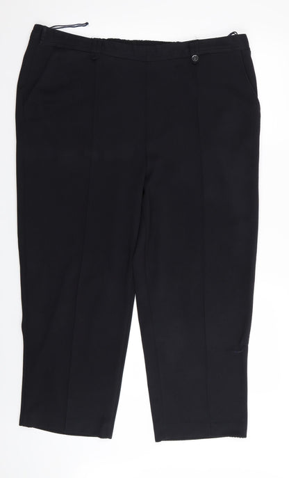 Womens UK Size 18 BM collection Regular Fit  Black Trousers