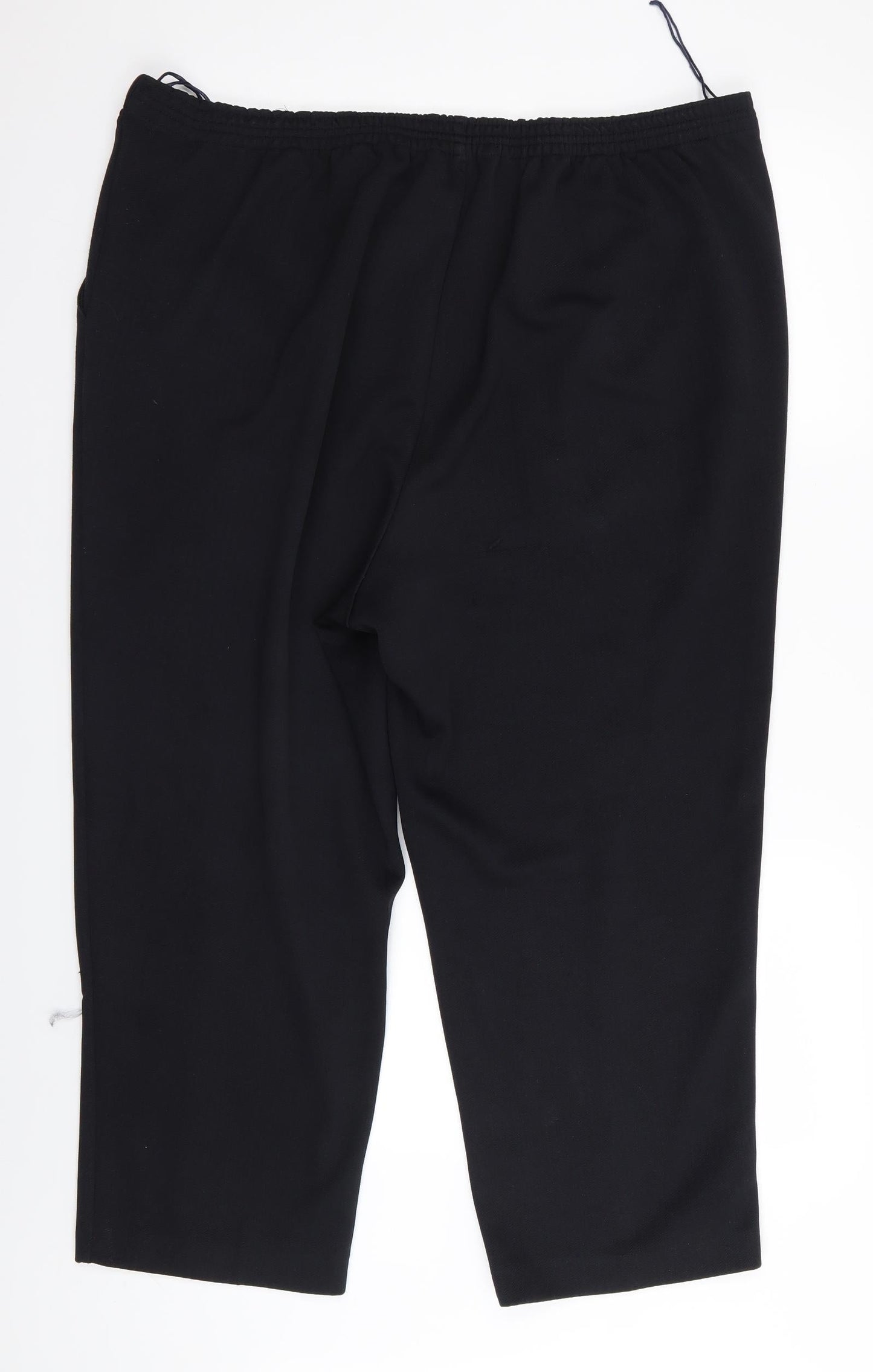 Womens UK Size 18 BM collection Regular Fit  Black Trousers