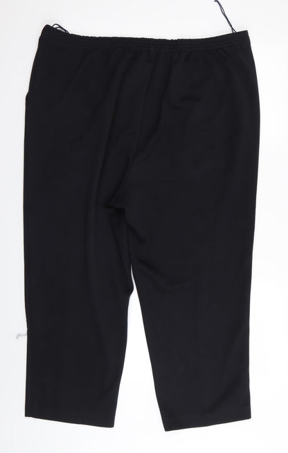 Womens UK Size 18 BM collection Regular Fit  Black Trousers