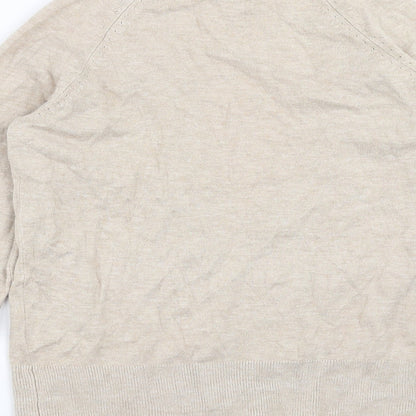 New Look Womens Beige   Cardigan Jumper Size 8