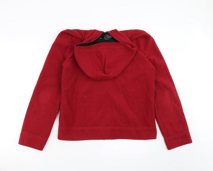 BC Clothing Womens Red  Fleece Jacket  Size M