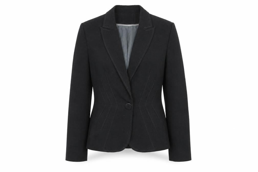 Womens UK Size 12 Marks and Spencer Regular Grey Suit Jacket