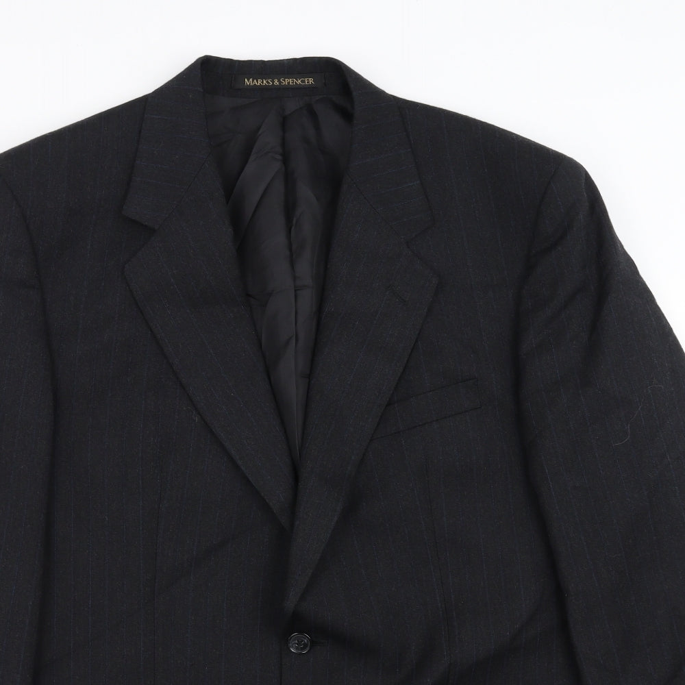 Mens UK Size 42 Marks and Spencer Regular Grey Suit Jacket