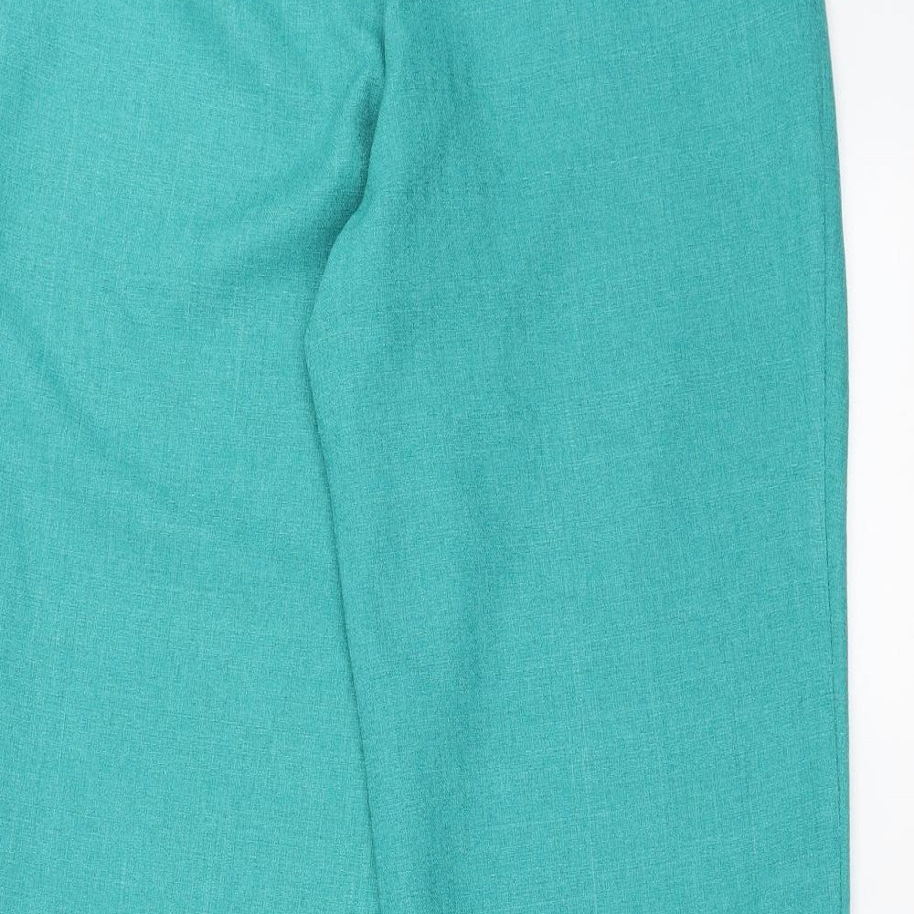 Womens UK Size 14 JULIPA Regular Fit  Green Trousers