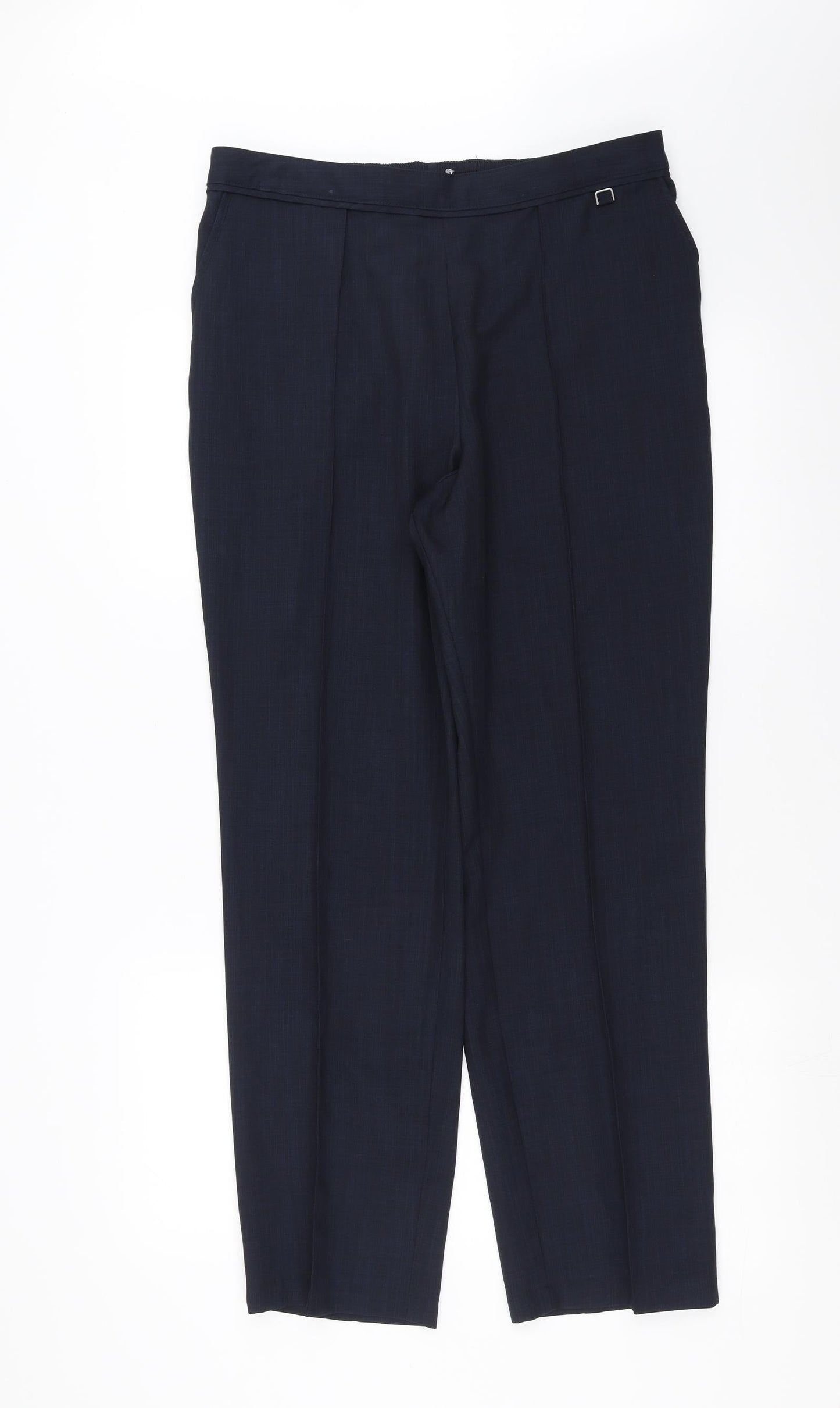 Womens UK Size 32 in Preworn Regular Fit  Blue Trousers