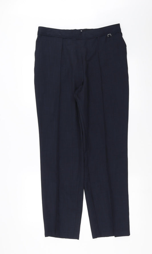 Womens UK Size 32 in Preworn Regular Fit  Blue Trousers