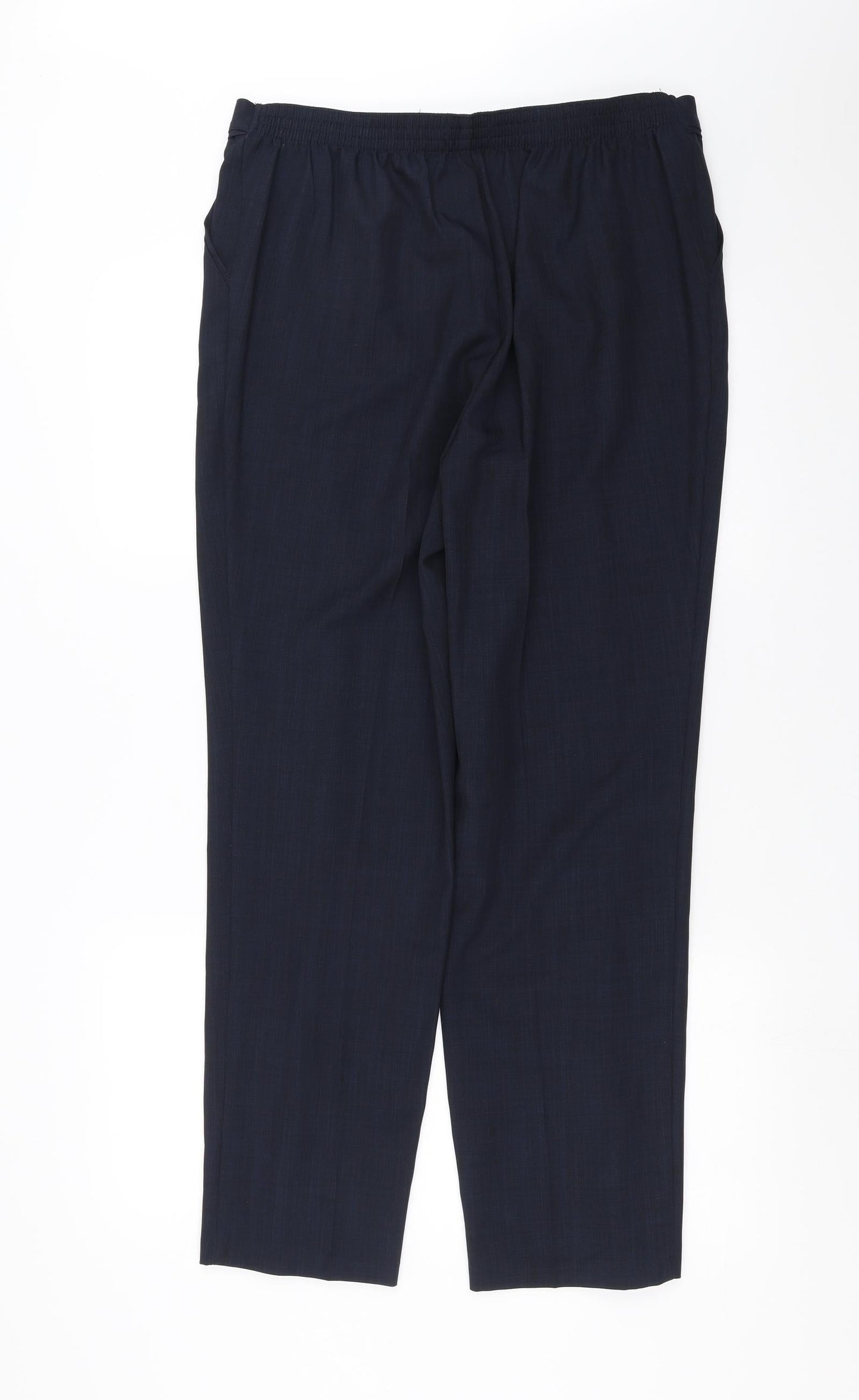 Womens UK Size 32 in Preworn Regular Fit  Blue Trousers