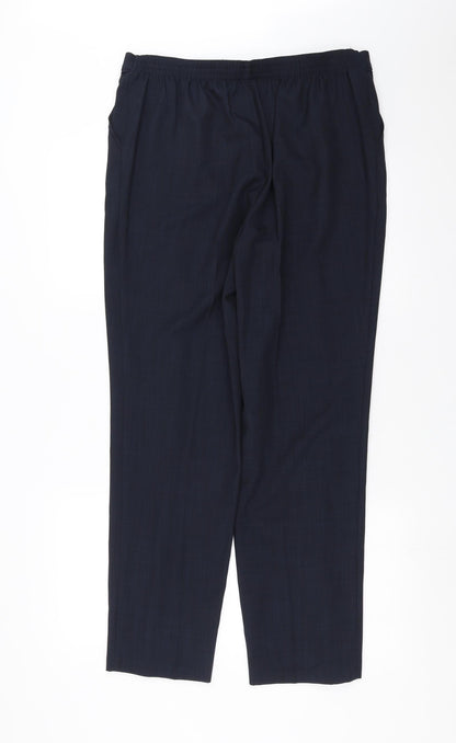 Womens UK Size 32 in Preworn Regular Fit  Blue Trousers