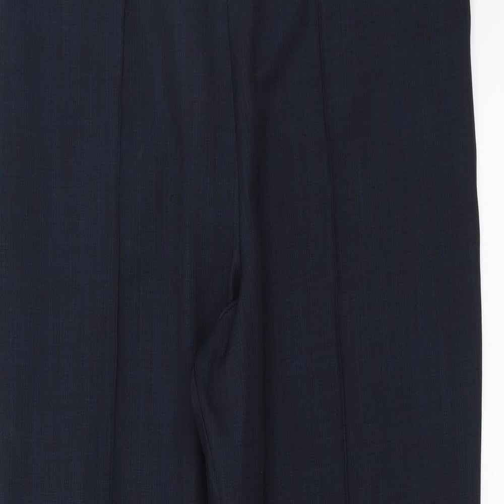 Womens UK Size 32 in Preworn Regular Fit  Blue Trousers