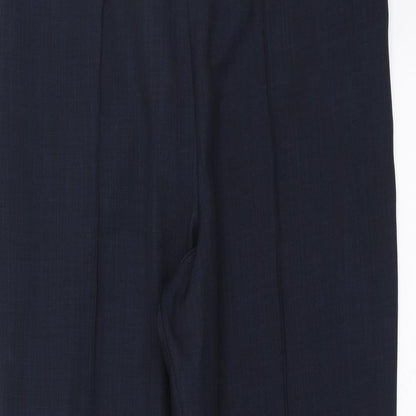 Womens UK Size 32 in Preworn Regular Fit  Blue Trousers