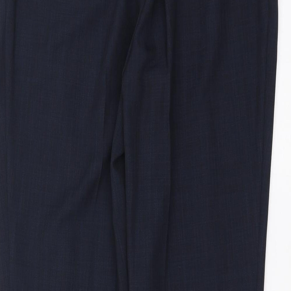 Womens UK Size 32 in Preworn Regular Fit  Blue Trousers