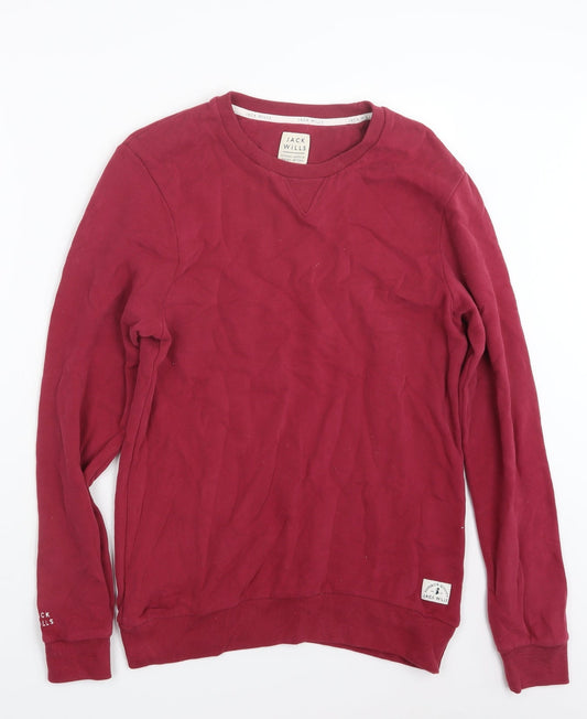 Jack Wills Mens Red   Pullover Jumper Size S