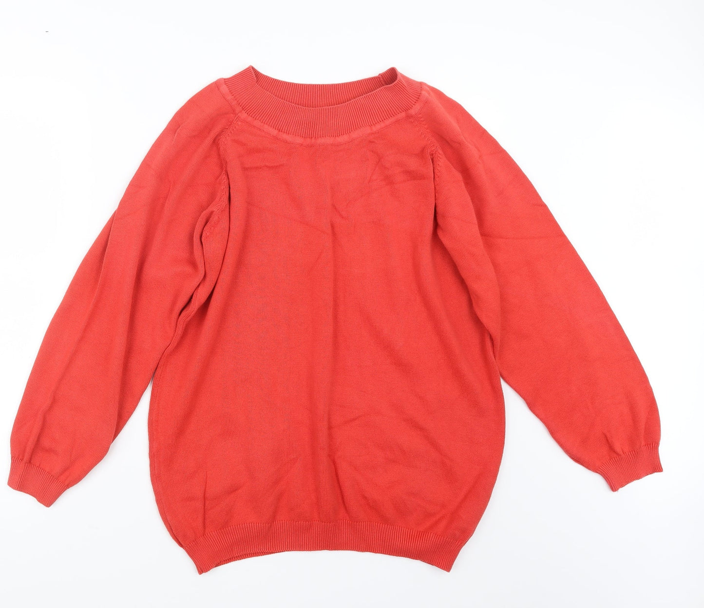 Cottage Knitwear Womens Red  Knit Pullover Jumper Size L