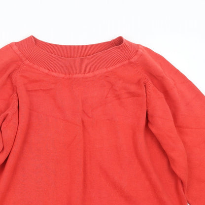 Cottage Knitwear Womens Red  Knit Pullover Jumper Size L