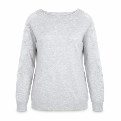 Warehouse Womens Grey  Knit Pullover Jumper Size 10