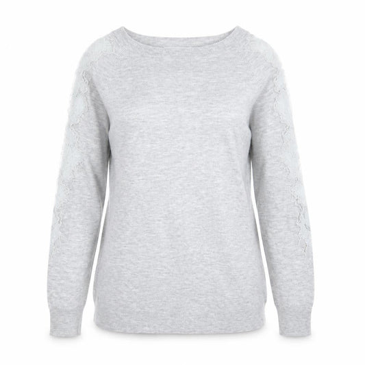 Warehouse Womens Grey  Knit Pullover Jumper Size 10