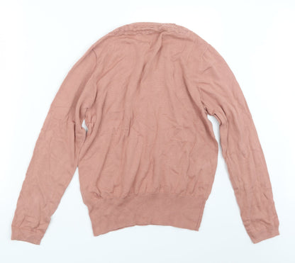COSTWOLD COLLECTIONS Womens Pink  Knit Pullover Jumper Size M