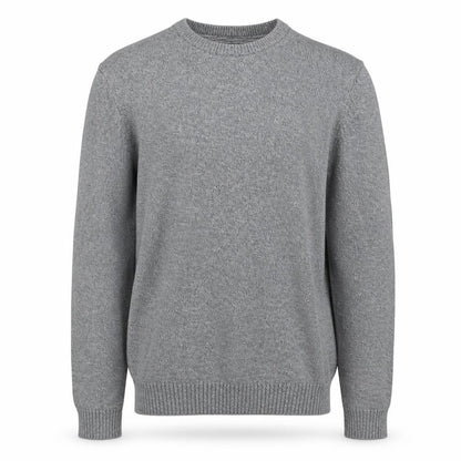 Mens UK Size S Atlantic Bay Grey Pullover Jumper