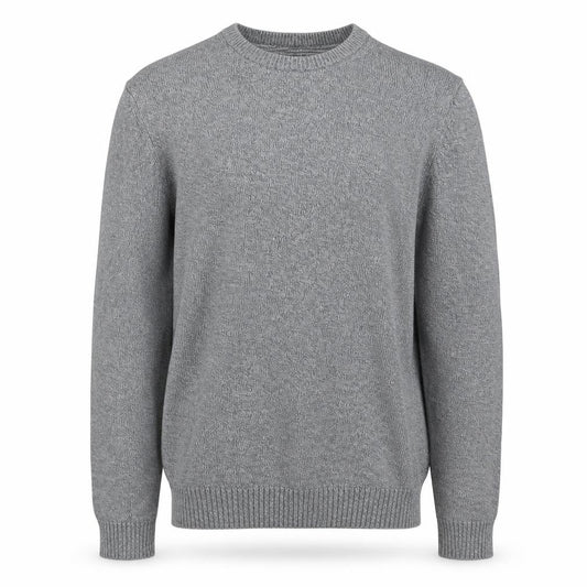 Mens UK Size S Atlantic Bay Grey Pullover Jumper