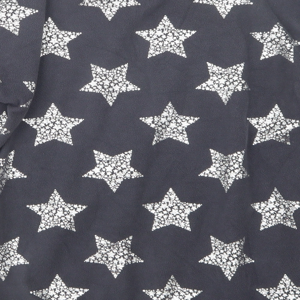George Girls Grey Geometric  Top Pyjama Top Size 13-14 Years  - Stars