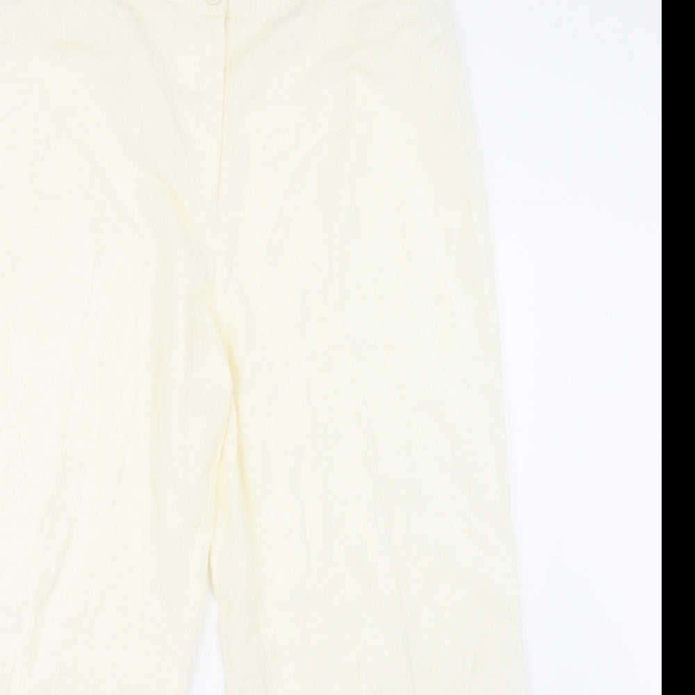 Joanna Hope Womens Ivory   Trousers  Size 14 L26 in