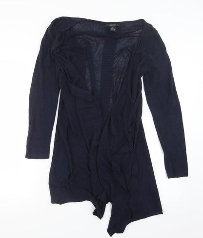 89th & Madison Womens Blue  Knit Cardigan Jumper Size S