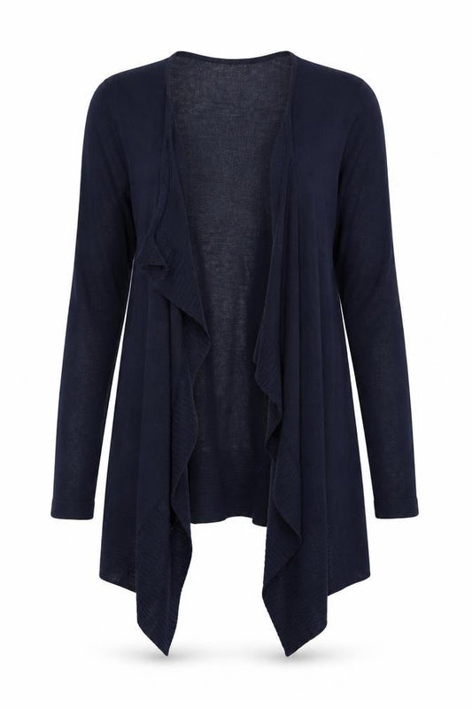 89th & Madison Womens Blue  Knit Cardigan Jumper Size S