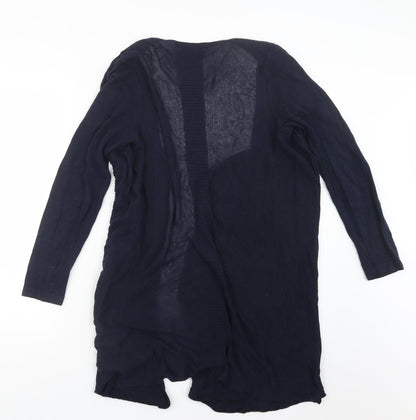 89th & Madison Womens Blue  Knit Cardigan Jumper Size S