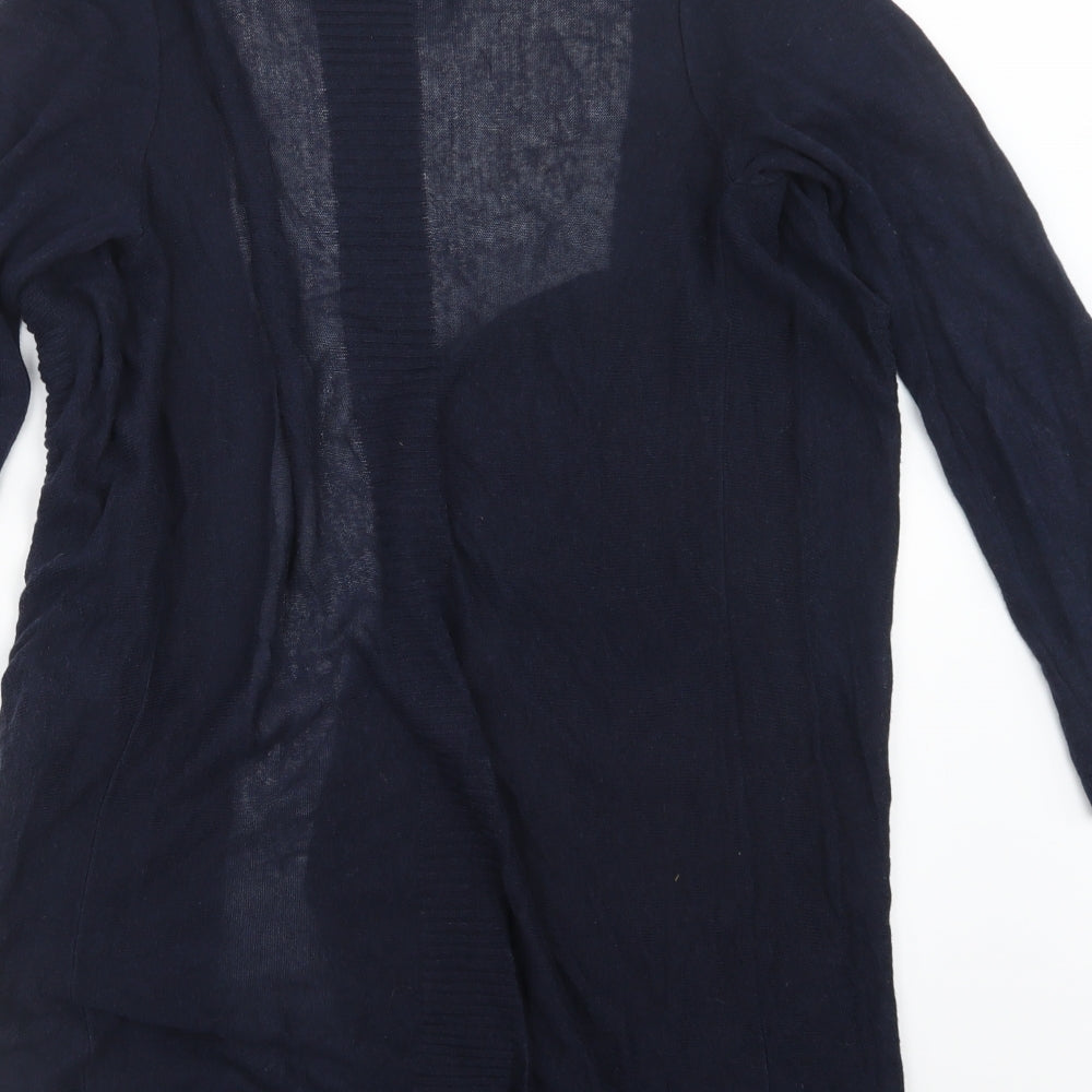 89th & Madison Womens Blue  Knit Cardigan Jumper Size S