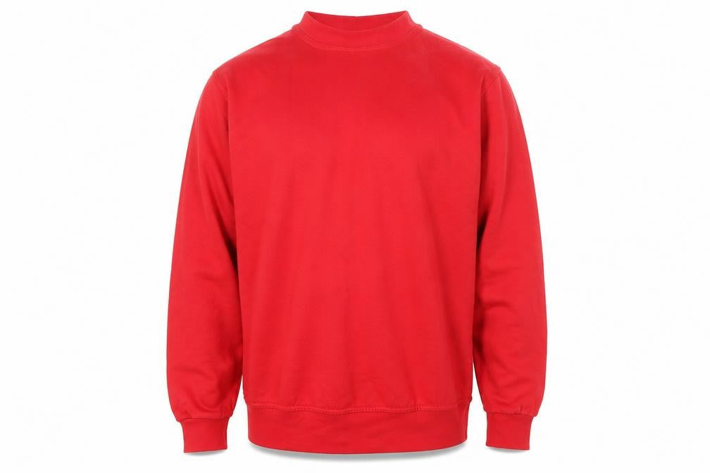 Mens UK Size M Uneek Red Pullover Jumper