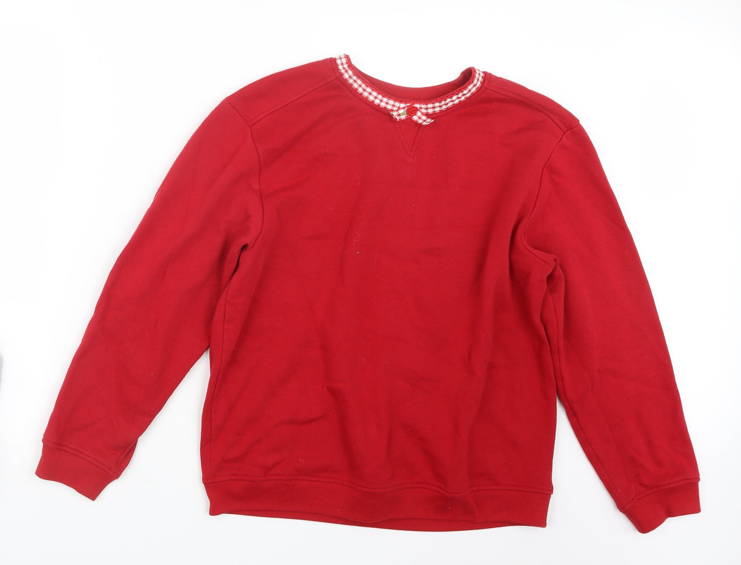 Karen Scott Womens Red   Pullover Jumper Size M