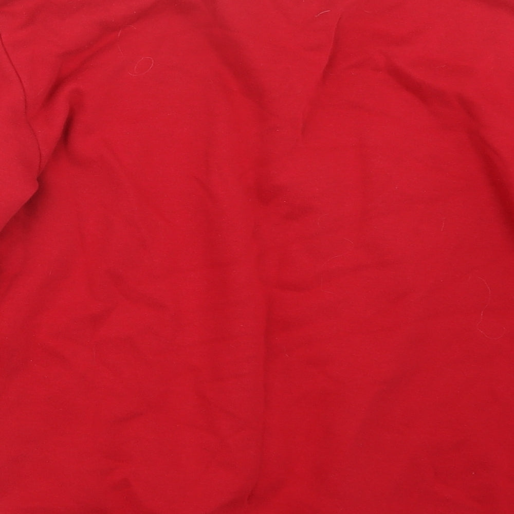 Karen Scott Womens Red   Pullover Jumper Size M