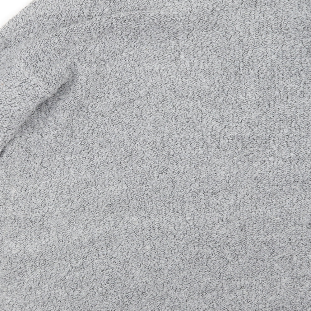 Isle Womens Grey  Knit Cardigan Jumper Size 10