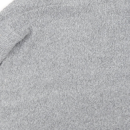 Isle Womens Grey  Knit Cardigan Jumper Size 10