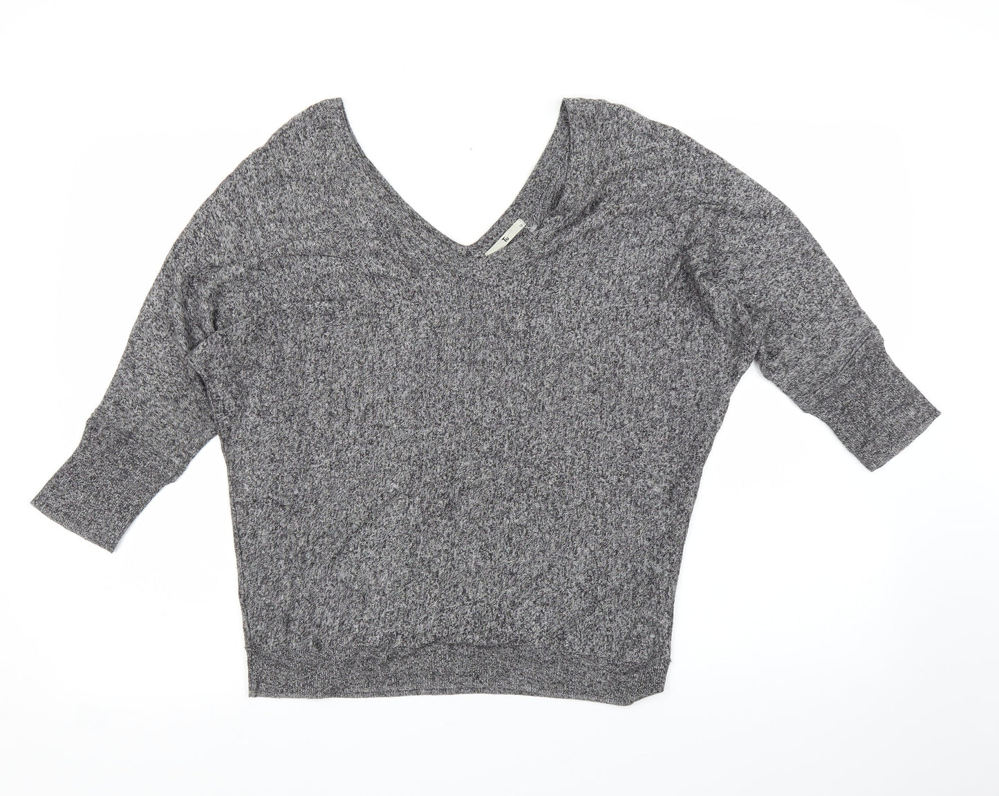 TU Womens Grey   Basic Blouse Size 12