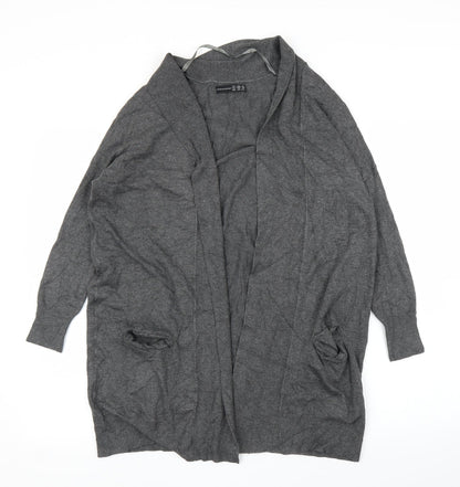 Primark Womens Grey   Cardigan Jumper Size 8