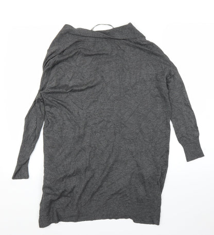 Primark Womens Grey   Cardigan Jumper Size 8